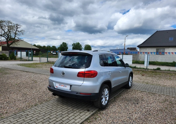 Volkswagen Tiguan cena 53900 przebieg: 207600, rok produkcji 2015 z Piła małe 596